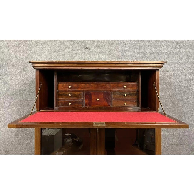 Napoleon III Notary's Display Bookcase with Hidden Secretary, 1850s For Sale - Image 9 of 10