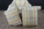 Vintage Swaim Yellow & Blue Plaid Down Filled Library Club Skirted Arm Chair For Sale - Image 10 of 18