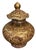 Vintage Satsuma Style Porcelain Lidded Temple Jars With Moriage and Gilt Detailing - A Pair For Sale - Image 11 of 12