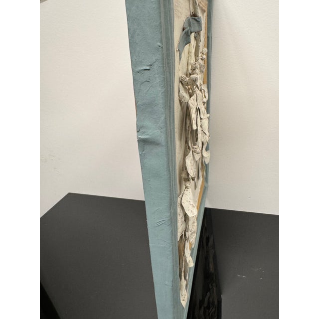 Three-Dimensional Papier Mache' Botanical Art in Papier Mache Frame For Sale - Image 9 of 9
