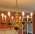 Late 20th Century Large Eight Light Brass Chandelier in the Dutch Queen Anne Style For Sale In New York - Image 6 of 8