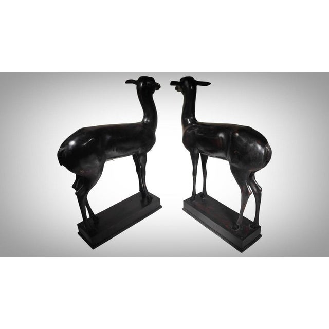 Metal Chiurazzi, Pompeian Deer from Herculaneum, 1930, Bronzes, Set of 2 For Sale - Image 7 of 14