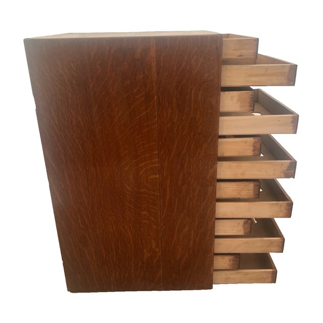 Early 20th Century Vintage Printers Artist File Cabinet Twelve Drawers Chest Photography Storage For Sale - Image 5 of 12