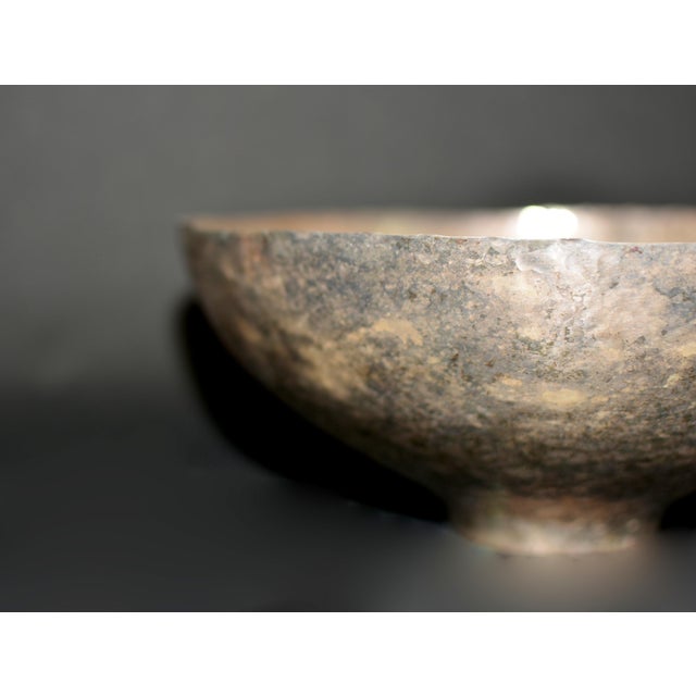 Mid 20th Century Hammered Silver Bowl Hand Crafted Modern For Sale - Image 11 of 15