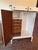 1980s Vintage Refinished Wood Armoire With Fitted Drawers & Hanging Storage For Sale - Image 5 of 12