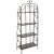 Tyrique 4 Tier Shelf Unit - Rustic Brown For Sale - Image 10 of 11