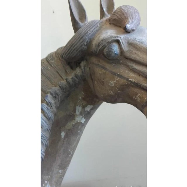 Han Dynasty Terracotta Horse, China, '206 Bc–220 Ad' For Sale - Image 6 of 13