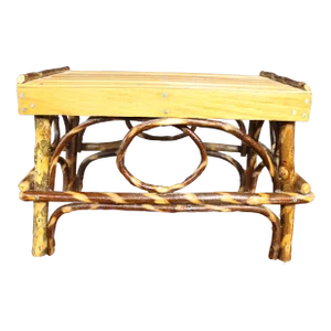 Bentwood Oak Plant Stand/Bench