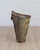 Light Yellow French Painted Grape-Picking Hod, Iron, Circa 1900, Rustic Decor For Sale - Image 8 of 9