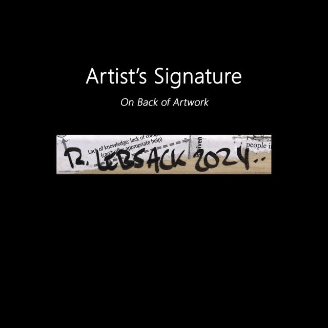 Red Recollection in Tranquility - Large Mixed Media Surrealist Original Artwork by Robert Lebsack For Sale - Image 8 of 8