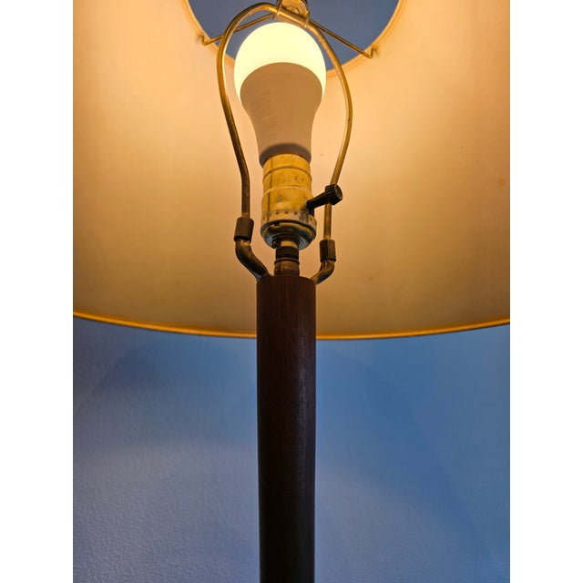 1960s Pair Side Table Floor Lamps by Laurel MCM Vintage For Sale - Image 9 of 12