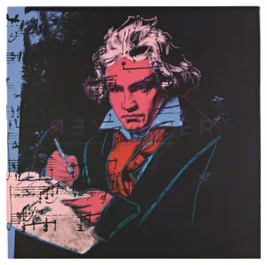 Sunday B. Morning after Andy Warhol, Beethoven 392, Silkscreen Print