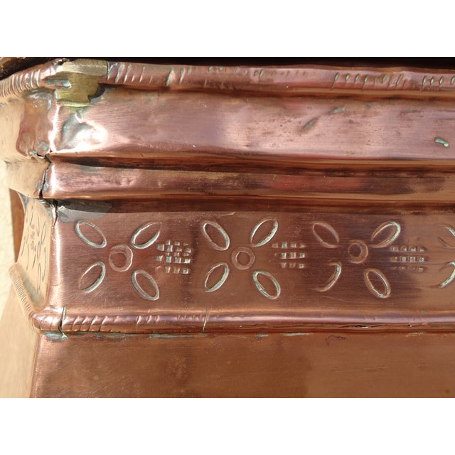 Antique Copper Fountain on Oak Base For Sale - Image 5 of 18