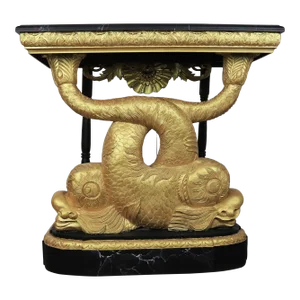 19th Century Rococo Style Wall Table. Entrance Table, Console Table