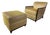 Set of Sculptural Lounge Chair and Ottomans by Jean-Rémy Couradette, France, 2003 For Sale