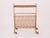Mid-Century Modern Mid Century Italian Magazine Rack or Side Table Gold 1960s For Sale - Image 3 of 11