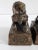 Bronze Antique Gilt Bronze Chinese Foo Dogs-A Pair For Sale - Image 8 of 12