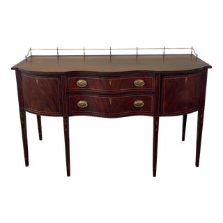Henkel Harris Inlaid Mahogany Federal Sideboard For Sale
