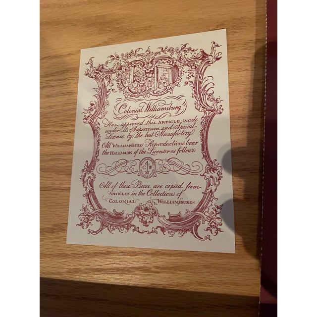 Baker Furniture Company Late 20th Century Baker Furniture Williamsburg Chest For Sale - Image 4 of 12