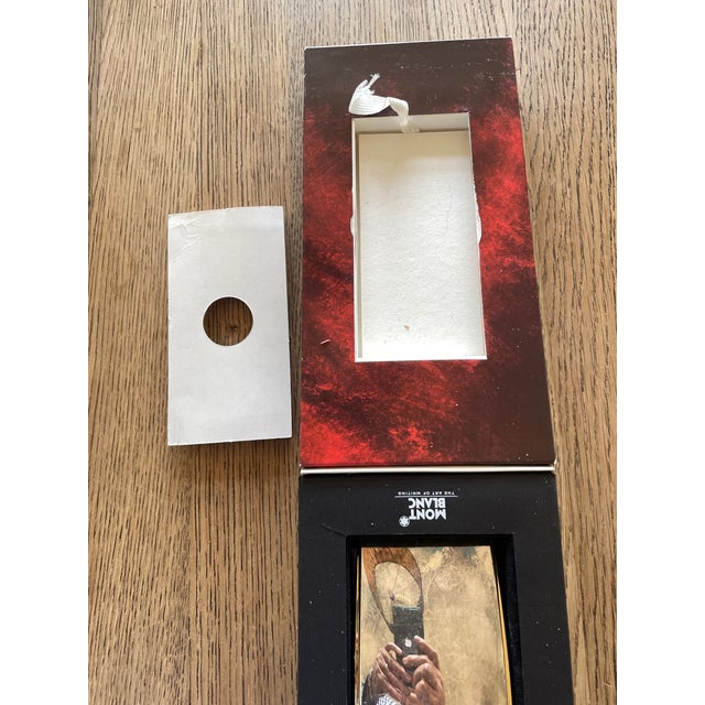 Art Deco Lalique Montblanc Pen holder and Ink blotter For Sale - Image 3 of 6