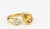 Toi Et Moi Gemstone Ring: Citrine and Moissanite, Size 7.5 For Sale - Image 6 of 9
