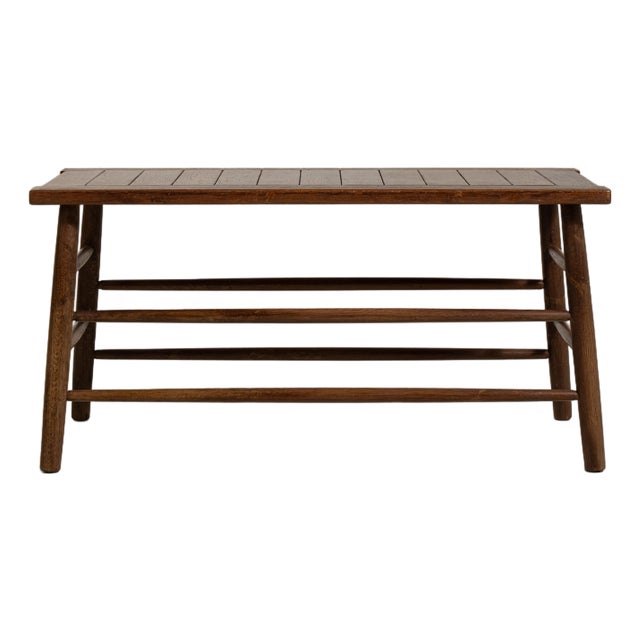 1960s Oak Coffee Table For Sale