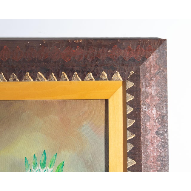 Late 20th Century Oil on Canvas Still Life Painting by Sonco Carrasco For Sale - Image 5 of 7