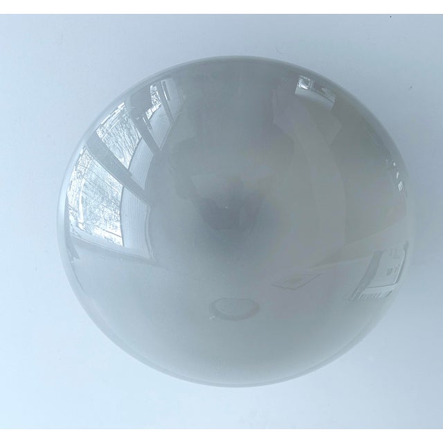 French Art Deco Glass Pendant Light by Mazda, 1930s For Sale - Image 11 of 18