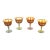 Early 20th Century Steuben Aurene Iridescent Art Glass Goblets - Set of Four For Sale