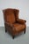 Brown Vintage Dutch Cognac Colored Leather Club Chair For Sale - Image 8 of 18