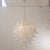 Metal Suspension Chandelier Ø85 Cm Made in Italy in Murano Glass Crystal Color, 1990s For Sale - Image 7 of 13