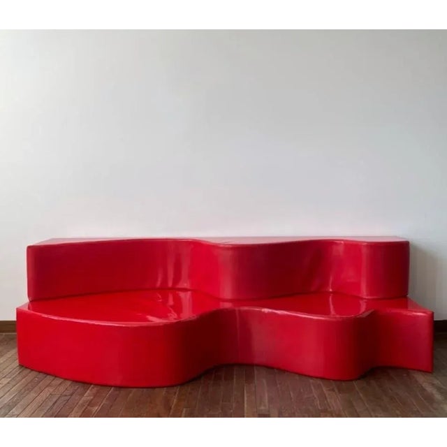 Iconic Superonda sofa designed by Archizoom associated with Poltronova. The first body -free sofa designed in 1967. Made...