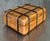 Mid-Century Modern Vintage Boho Carved Grid Box For Sale - Image 3 of 12