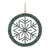Contemporary Snowflake Ornament Set of 6  4.5"H Iron & Acrylic For Sale - Image 3 of 5