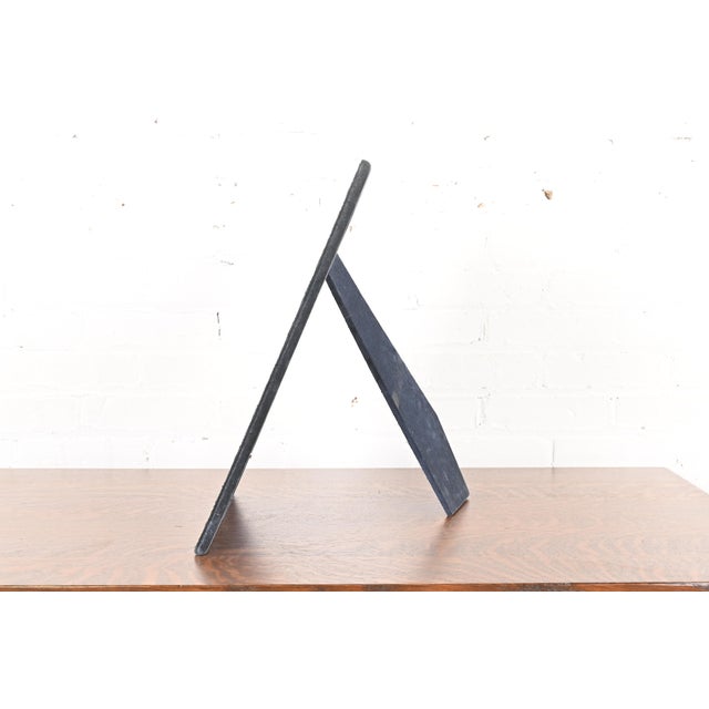 Tiffany & Co. Style Art Nouveau Italian Sterling Silver Overlay Picture Frame For Sale - Image 11 of 14