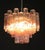 1990s Tronchi Chandeliers with 36 Pink Glasses in the Style of Toni Zuccheri, Murano, 1990, Set of 4 For Sale - Image 5 of 13