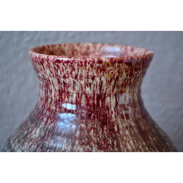 Vase in Gradient Wine Color from Accolay, 1960s For Sale - Image 4 of 8