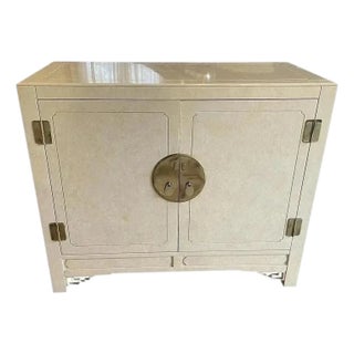 White of Mebane Lacquered Asian Chinoiserie Style Sideboard For Sale