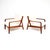 Vintage Danish Armchairs and Stool by Arne Vodder for Vamø, 1960s, Set of 3 For Sale - Image 6 of 15