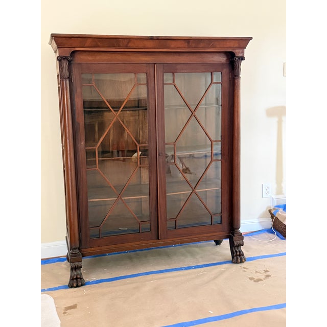 Antique Empire Cabinet For Sale - Image 11 of 11