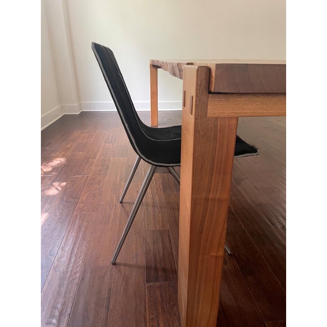 Artitalia Leonardo Walnut Dining Table Live Edge For Sale In Austin - Image 6 of 7