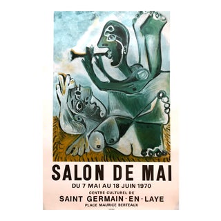 Picasso Salon De Mai Poster Mourlot Orig, 1970s For Sale