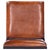 Brown Lazarus 31.5 in. Seat Height Leather and Metal Bar Stool, Industrial Chic For Sale - Image 8 of 11