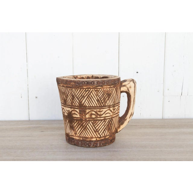 Himachal Carved Vessel-Masi For Sale - Image 4 of 9