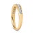 Haus of Brilliance 14K Yellow Gold 1/2 Cttw Round Diamond 11 Stone Channel Set Band - Size 4 For Sale - Image 4 of 6