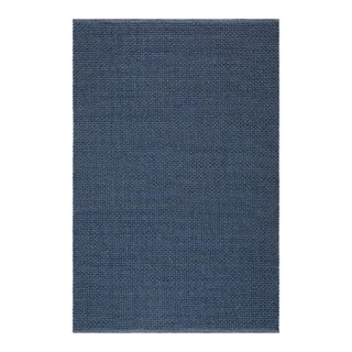 Driftwood Handmade Rug Navy Blue 8x10 For Sale