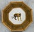 Chinoiserie Safari Animal Salad Plates W/ Rattan & Bamboo Borders Set of 4 - Attrib. To Raymond Waites - Palm Beach Regency, Safari Entertaining - See Pics! For Sale - Image 3 of 8