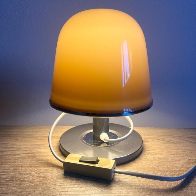 Mid-Century Modern Kuala Table Lamp by Franco Bresciani for Meblo, Italy, 1970s, in Flawless conditions. Designed 1970 to...