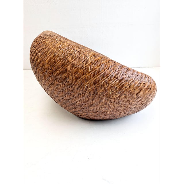 1970s Woven Rattan Egg Sofa from Habitat, 1970s For Sale - Image 5 of 7