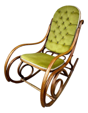 Vintage Rocking Chair in the style of Thonet